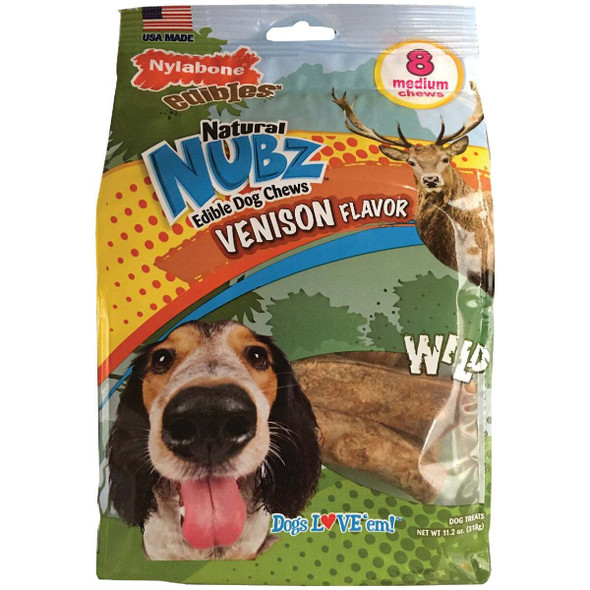 Nylabone 8ct Nubz Antler Dog Chew NAN803M08W