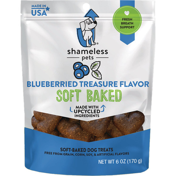 Shameless Pets Blueberried Treasure Soft Baked Dog Treat, 6 Oz. 623
