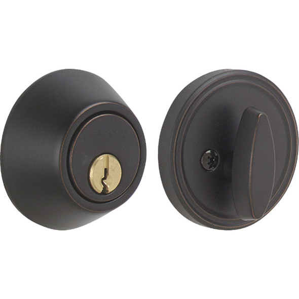 Dexter Aged Bronze Single Cylinder Deadbolt JD60V716 236275