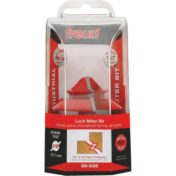 Freud 2-11/64 In. Lock Miter Router Bit 99-035