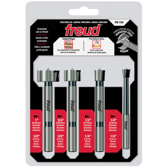 Freud Forstner Bit Set (4-Pieces) PB-104