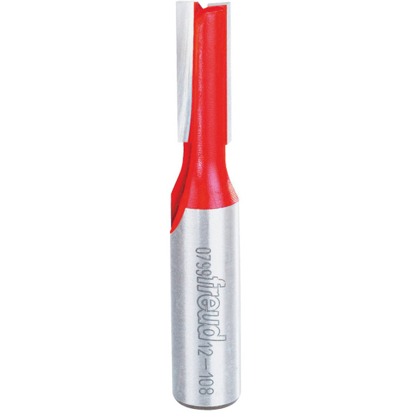 Freud 1/4 In. x 3/4 In. Double Flute Eclipse Grind Straight Router Bit 12-100
