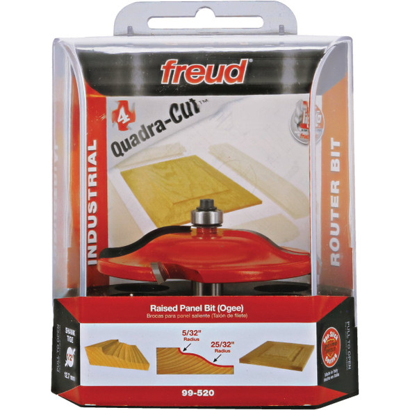 Freud 3-1/2 In. Quadra-Cut Raised Panel Router Bit 99-520
