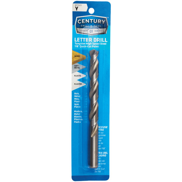 Century Drill & Tool Letter Y Drill Bit 11625
