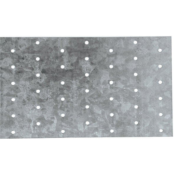 Simpson Strong-Tie 4-1/8 In. W x 7 In. L 20 ga Galvanized Steel Tie Plate TP47