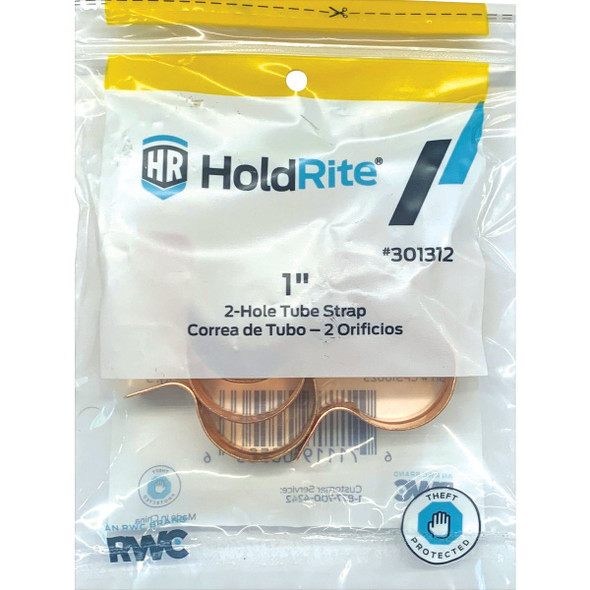 Holdrite 1 In. Copper Plated Steel Pipe Strap (5-Pack) CPS100Z5 423703