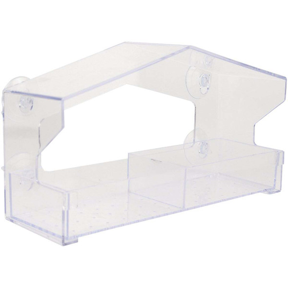 Perky-Pet Clear Plastic Window 1 Lb. Capacity Bird Feeder 347