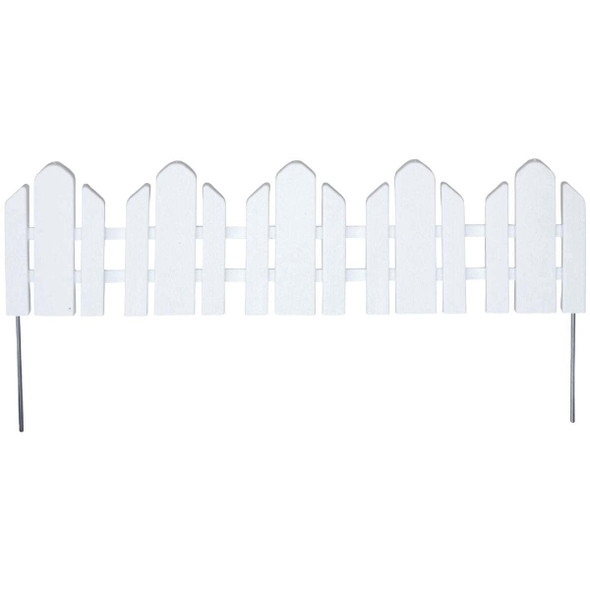 Dackers 6 In. H. x 22.25 In. L. White Resin Flexible Landscape Edging 2090