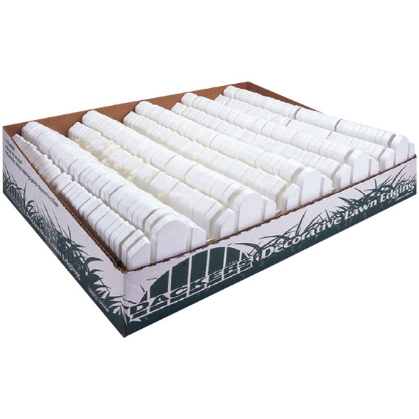 Dackers 6 In. H. x 22.25 In. L. White Resin Flexible Landscape Edging 2090 709667