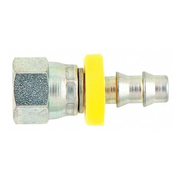 Parker Hydraulic Hose Fitting,Brass,9/16"-18 30682-6-6B