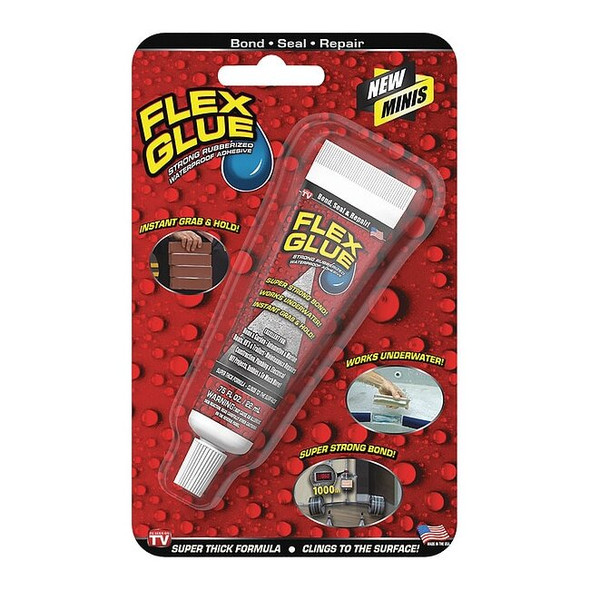Flex Seal Glue,0.75 fl oz,Tube Container GFSWHTMINI
