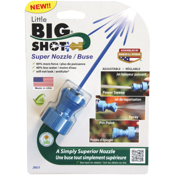 Little Big Shot Thermoplastic Adjustable Twist Hose Nozzle LBS-151