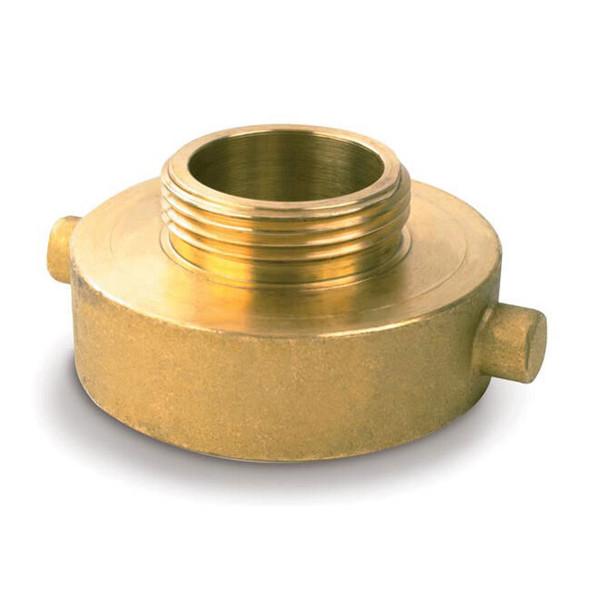 Female x Male Brass Reducer, 2 1/2" NST x 3/4" GHT, 1/Each