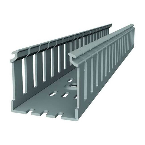 Abb Wiring Duct,Wide Slot Wall,Gray,6 ft. L TYD2X3WPG6