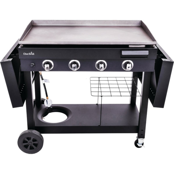 Char-Broil 4-Burner Black 40,000 BTU 778 Sq. In. Outdoor LP Gas Griddle 18952074