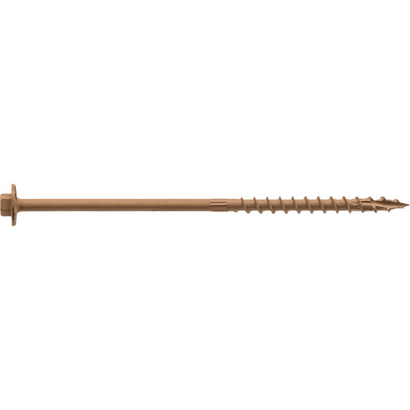 Strong-Drive SDWH TIMBER-HEX Screw  0.195 in. x 6 in. 5/16 Hex, DB Coating