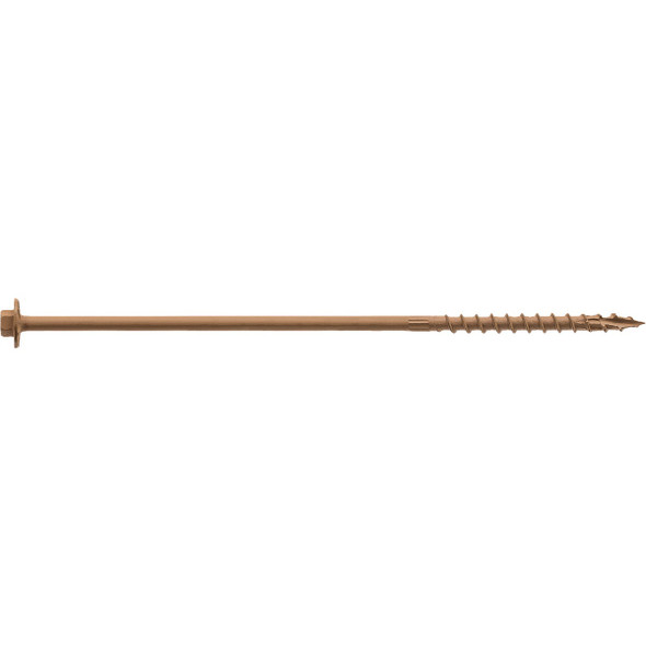 Strong-Drive SDWH TIMBER-HEX Screw  0.195 in. x 8 in. 5/16 Hex, DB Coating