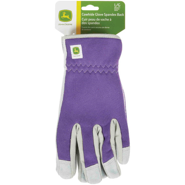 John Deere Women's Medium-Large Cowhide Leather Work Glove JD86019-WML 728768
