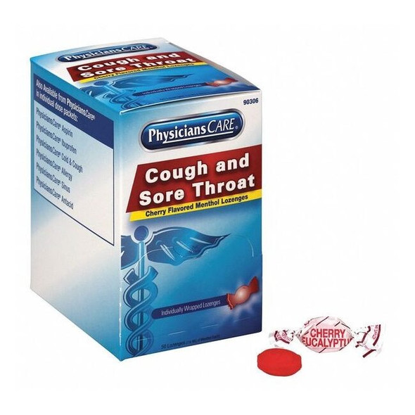 Manufacturer Varies Cough Drops,Lozenge,50 x 1,7.6mg,PK50 90306