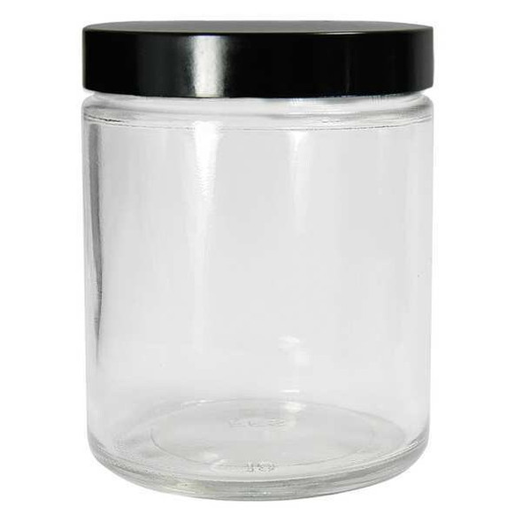 Qorpak Jar,120 mL,68 mm H,Clear,PK24 GLC-01628 Qorpak Jar,120 mL,68 mm H,Clear,PK24 GLC-01628