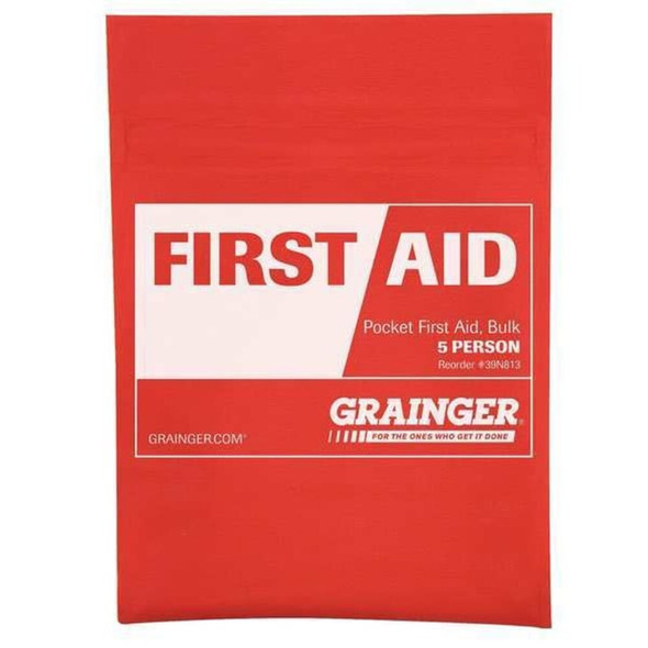 First Aid Kit and Housing, Fabric 38 Components, 5 People Served  54530