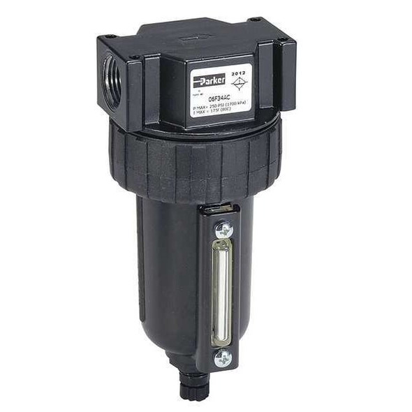 Parker Compressed Air Filter,250 psi,2.81 In. W 06F34BC