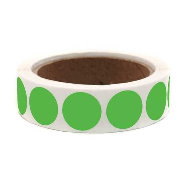 Manufacturer Varies Inventory Label, Green, Paper, PK1000 3VCN6