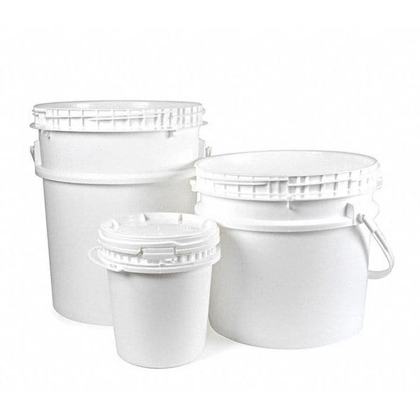 Manufacturer Varies Lid, HDPE, Wht, 1 Gal, UN, No Gasket 52835
