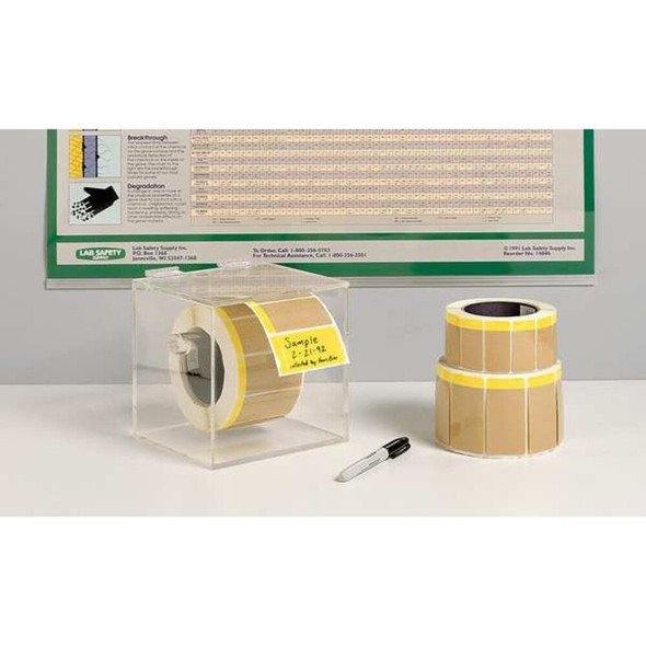 Badger Tag & Label Self-Laminating Label,1-1-2x3 In.,PK500, 6995Y 6995Y