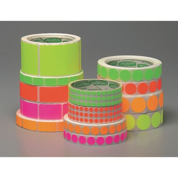 Manufacturer Varies Inventory Label, Orange, Paper, PK1000 3VCL6