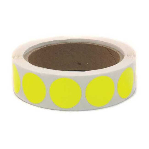Manufacturer Varies Inventory Label, Yellow, Paper, PK1000 3VCP1