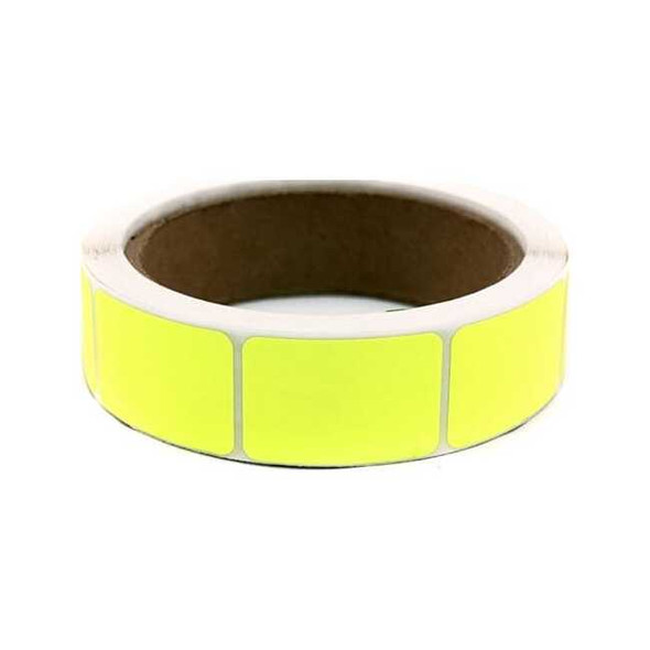 Manufacturer Varies Inventory Label, Yellow, Paper, PK500 3VCR7