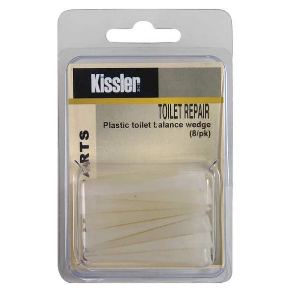 Kissler Toilet Shims, 2 in L, Nylon, PK8 757-5105