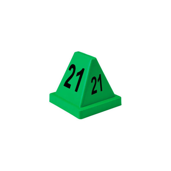 Global Industrial Numbered Cones 21-40 Green