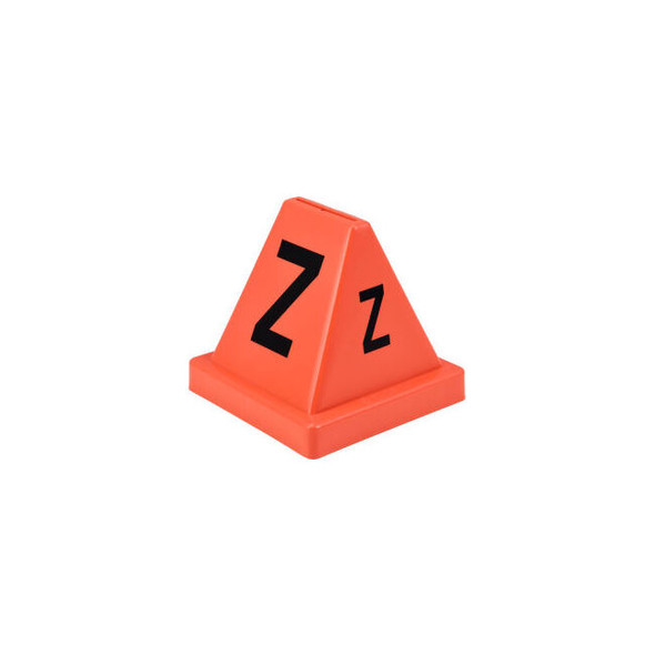 Global Industrial Lettered Cones A-Z Red