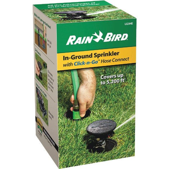 LG3HE In-Ground Sprinkler with Click-n-Go Hose Connect LG3HE 731402