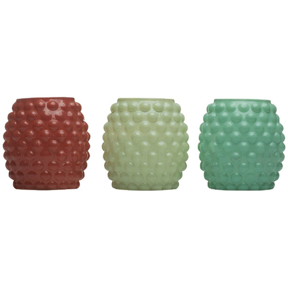 Tiki 9 Oz. 1-Wick Bubble Glass Votive Citronella Candle 1417042 Pack of 12