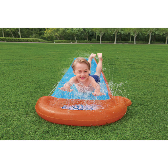 H2OGO! Tsunami Splash Ramp 16 Ft. Single Water Slide 52477E 852029