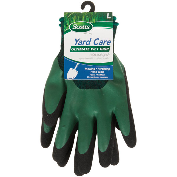 Scotts Yard Care Latex Dipped Gloves, Large SC30602-L 747433