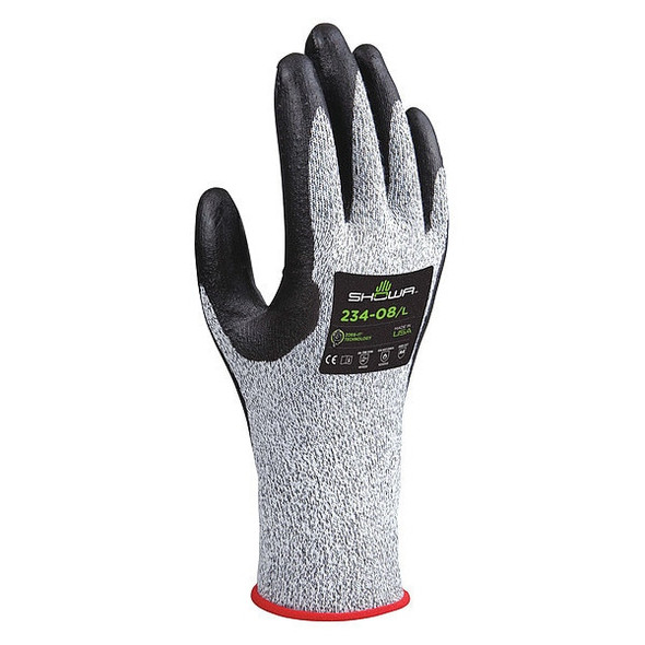 Showa Coated Gloves,Gray,S 234