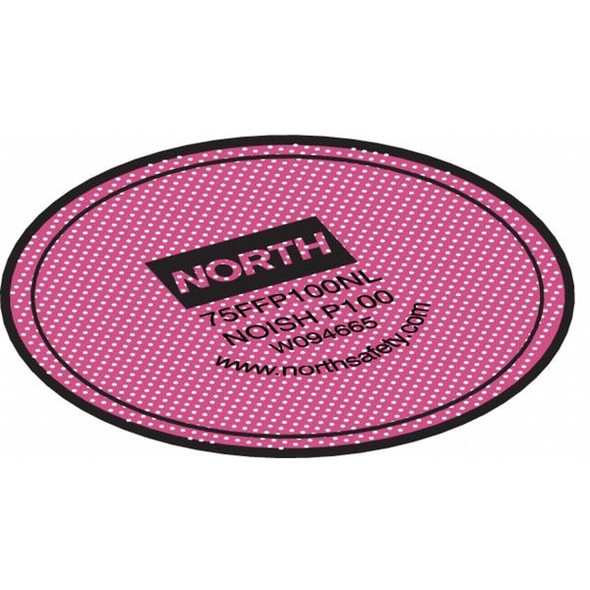 Honeywell North Filter, N, Magenta, Threaded, North Full or Half Mask Respirators 75FFP100NL
