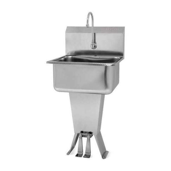 Sani-Lav Hand Sink,18 in. W,SS 521L-0.5