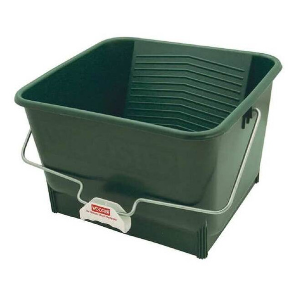 Wooster Polypropylene Paint Bucket, 4 gal, 13 1/2" L, 9" D, 15" W 8616