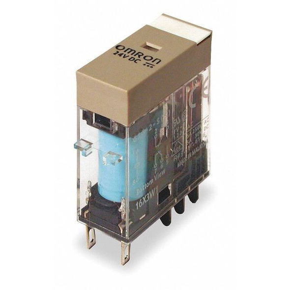 Omron General Purpose Relay, 24VDC, 5A, 8 Pins G2R-2-S-DC24(S)