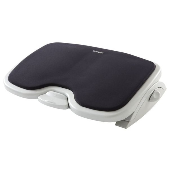 Kensington Footrest,Memory Foam,Black/Gray K56144USF