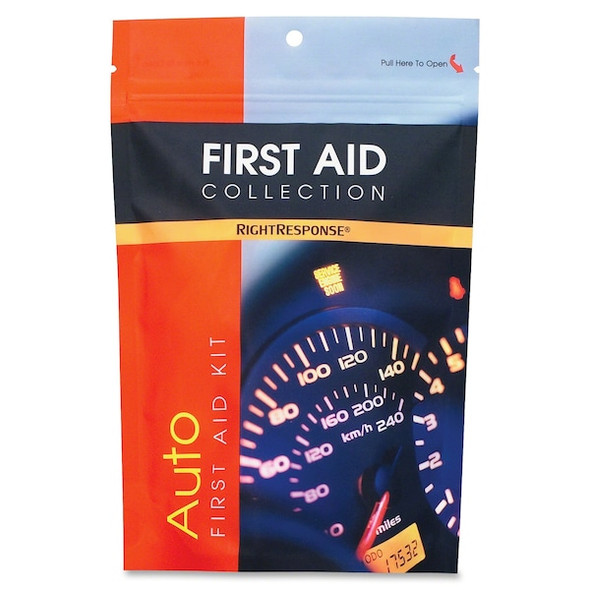 First Aid Only First Aid Kit and Housing, Plastic Bag, 35 Components, 5 People Served 10098