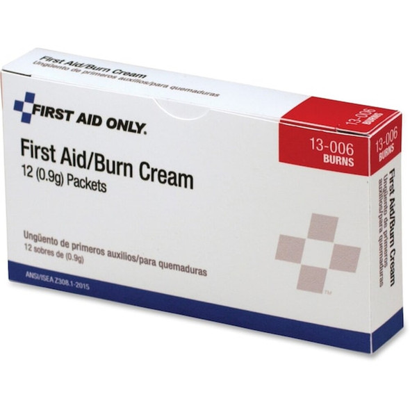 First Aid Only Burn Cream,Packet,0.9g,PK12 13-006