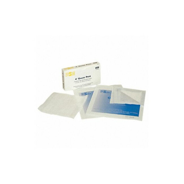 First Aid Only Gauze Pad, Sterile, White, No, Gauze, PK2 3-014