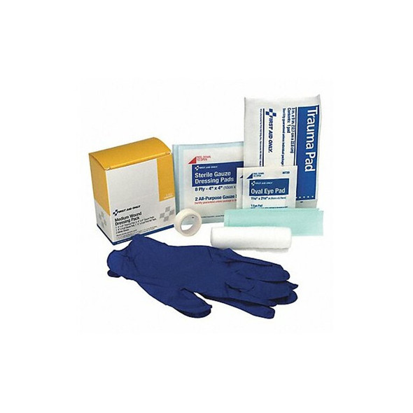 First Aid Only Wound Dressing Kit,13pcs,2.25x4 3/8",WHT 3-950 First Aid Only Wound Dressing Kit,13pcs,2.25x4 3/8",WHT 3-950