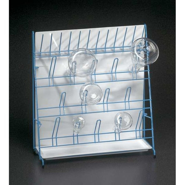 Sp Scienceware Lab Rack Drain,19X16.75X6.5,Poly,Blue H18805-0000